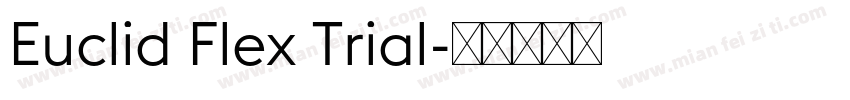Euclid Flex Trial字体转换